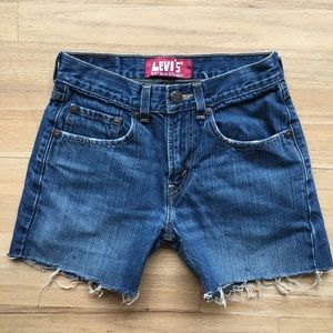 Levi vintage jean shorts lightly used
